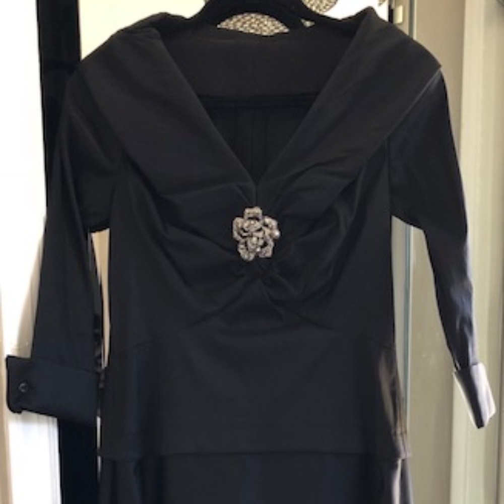 NWOT Tadashi Evening Gown, Black
